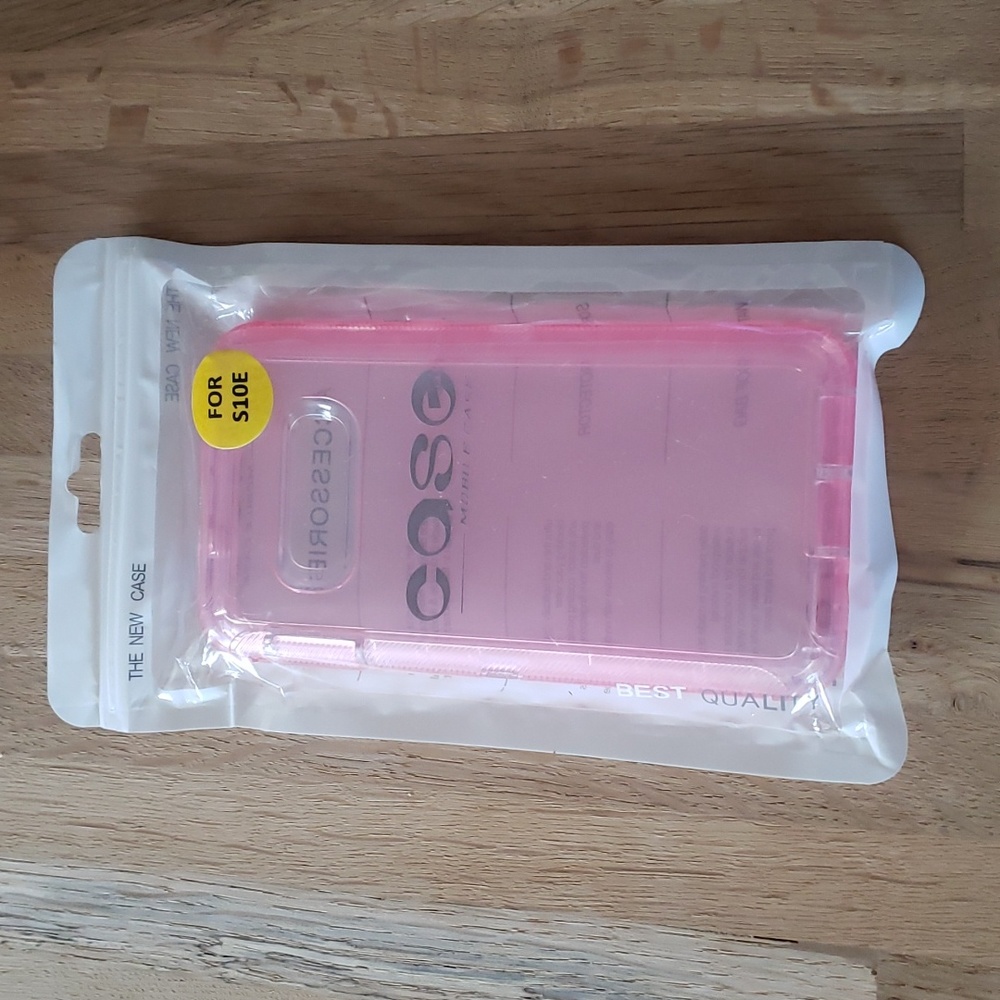 New Pink case for S10E